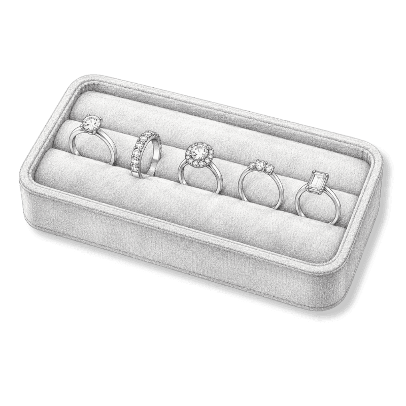 Pencil sketch — Jewelry brands